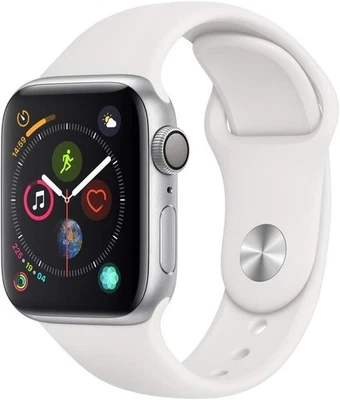 Apple Watch Series 4 alumínio 44mm A1978 (somente GPS, sem celular) prata (bom) - Imagem 1 de 2