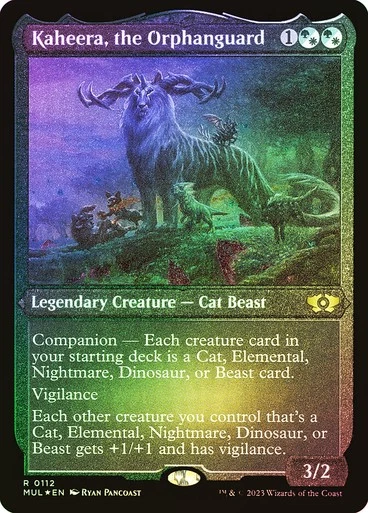 MTG KAHEERA, THE ORPHANGUARD ETCHED FOIL Multiverse Legends NM - Image 1 of 1