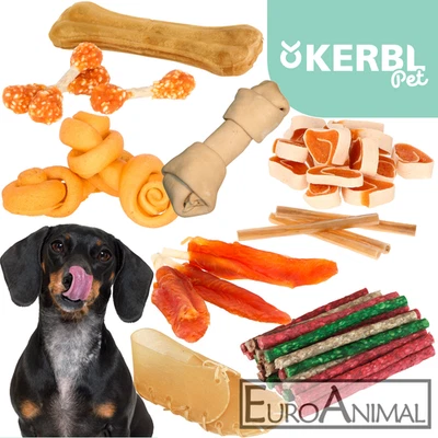 KERBL PET Hunde-Leckerli Kausnack Dog-Snack Snacks Kauartikel Belohnung trocken KerblPet