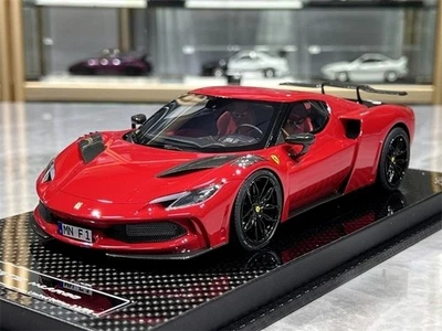 1:18 Ferrari 296 GTB N-Largo Novitec (LIMITED.ED 66pc) RED model Car F296 - Immagine 1 di 4