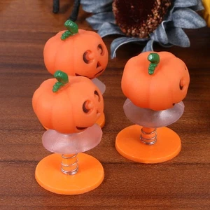  3 PCS/Set Halloween Novelty Toys Bouncing Pumpkin Suckers for Kids Party - Picture 1 of 11