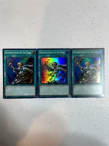 yugioh reinforcement of the army super rare 3x ra01-en051 playset RA01 - Picture 1 of 1
