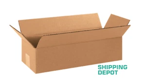 Pick Qty 25-100 ~ 12X4X4 Cardboard Boxes Mailing Packing Shipping Box Corrugated - Picture 1 of 3