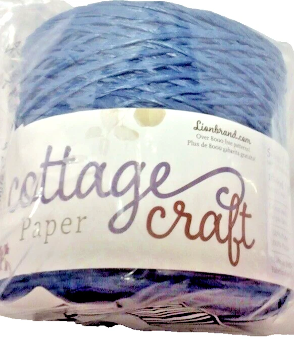 Lion Brand Yarns Cottage Paper Craft Yarn “Blue” - Image 1 of 1