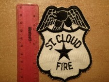 Vintage Fire Department Patch-EMBROIDERED-St. Cloud, Minnesota-EXCELLENT