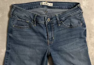 Hollister Jeans Damen Blau Skinny Gr.5R W27” X 32” L (98.E) - Bild 1 von 6