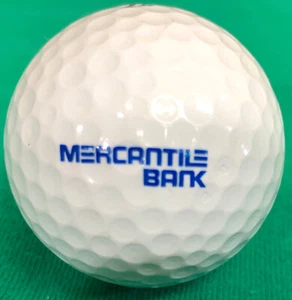 Bola de golf coleccionable banco mercantil en relieve Precept 01 giro extra - Imagen 1 de 3