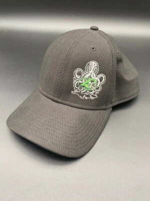 New Era 39Thirty Size Small-Medium Black Hat w/ Ebroidered Octopus & Letter R - Image 1 of 4