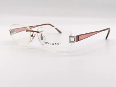 Auténtico marco de gafas sin montura vintage BVLGARI 230 para mujer gafas de stock antiguo Foto 1 de 4