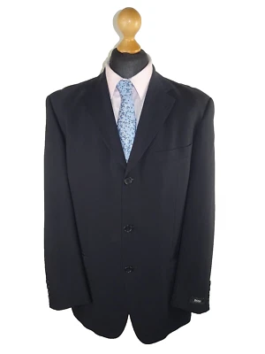 40R HUGO BOSS Suit Jacket Navy Regular Fit 100% Wool 40" Reg - Einstein/ Sigma - Image 1 of 4