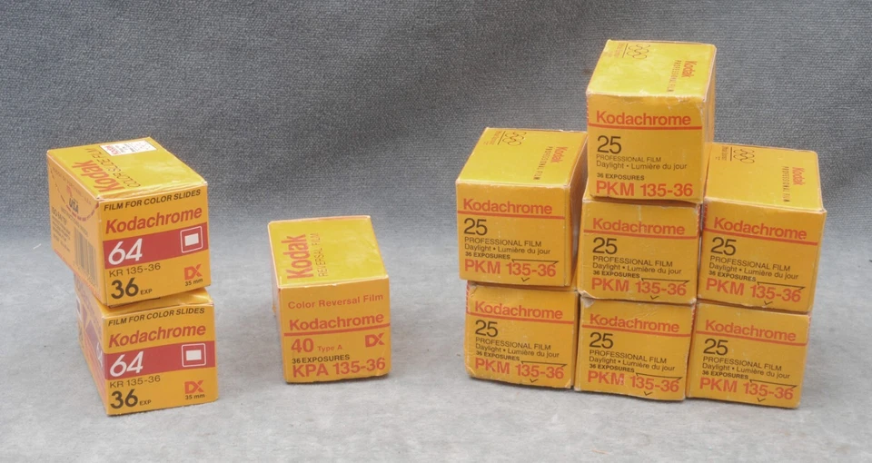 10 ROLLS OF VINTAGE KOACHROME 35MM ROLL FILM - Image 1 of 1