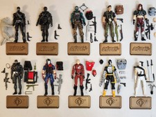 GI Joe 25th Anniversary Hall Of Heroes Hasbro 2007 3.75" G.I. Joe 10 Figure Lot