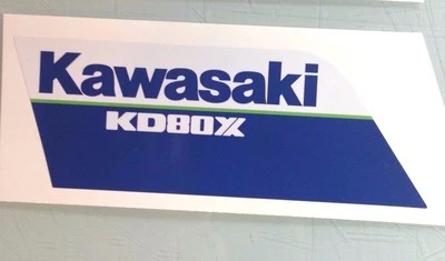 KD80X Decal Set reproduction Kawasaki KD80 KD 80X Green - Image 1 of 4