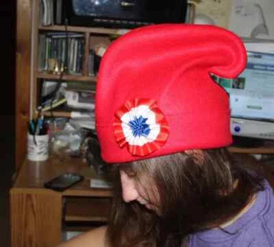 Gorras Frigias Pitufo Escarapelas Revolución Francesa Gorras Les Miz Historia de Dos Ciudades Foto 1 de 4