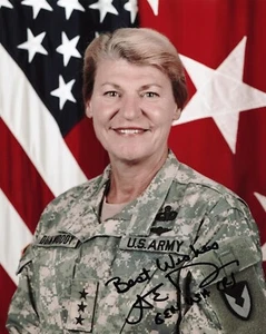 General Ann Dunwoody signed 8x10 Photo Army 1st Woman Four-Star Officer - Picture 1 of 1