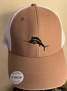 Tommy Bahama Tip Your Cap Marlin Logo Truckermütze Herren Neu - Bild 1 von 3