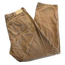 Polo Ralph Lauren Jeans Mens 38X30 Corduroy Hampton Straight Brown Pants
