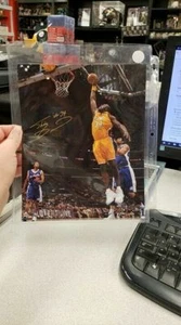 Shaquille Shaq O'Neal Los Angeles Lakers 8x10 PHOTO Gold Facsimile Signature - Picture 1 of 1