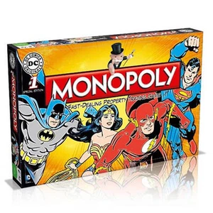 Monopoly DC Comics Retro Edition Board Game - Picture 1 of 3