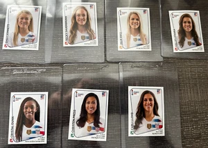 Lotto adesivi Francia USWNT 2019 (7 carte) - Ertz, Dunn, Lloyd, Press, Sauerbrunn - Foto 1 di 2