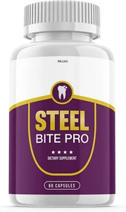 Steel Bite Pro Dental Supplement for Teeth & Gum Health (60 Capsules) - Picture 1 of 12