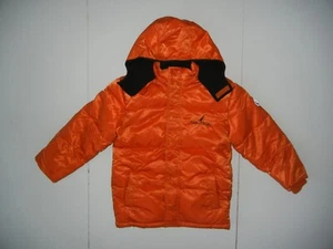 NAUTICA Orange Heavy Warm INSULATED WINTER JACKET Poly-Puffer Ski Coat YOUTH S 8 - Picture 1 of 9