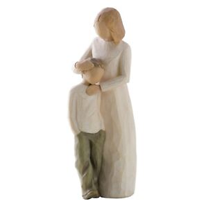 Willow Tree Mother & Son Figurine 26102  Mum Boy in Branded Gift Box
