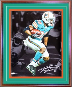 Kenyan Drake Autographed Framed 16x20 Blackout Photo (JSA) - Picture 1 of 1