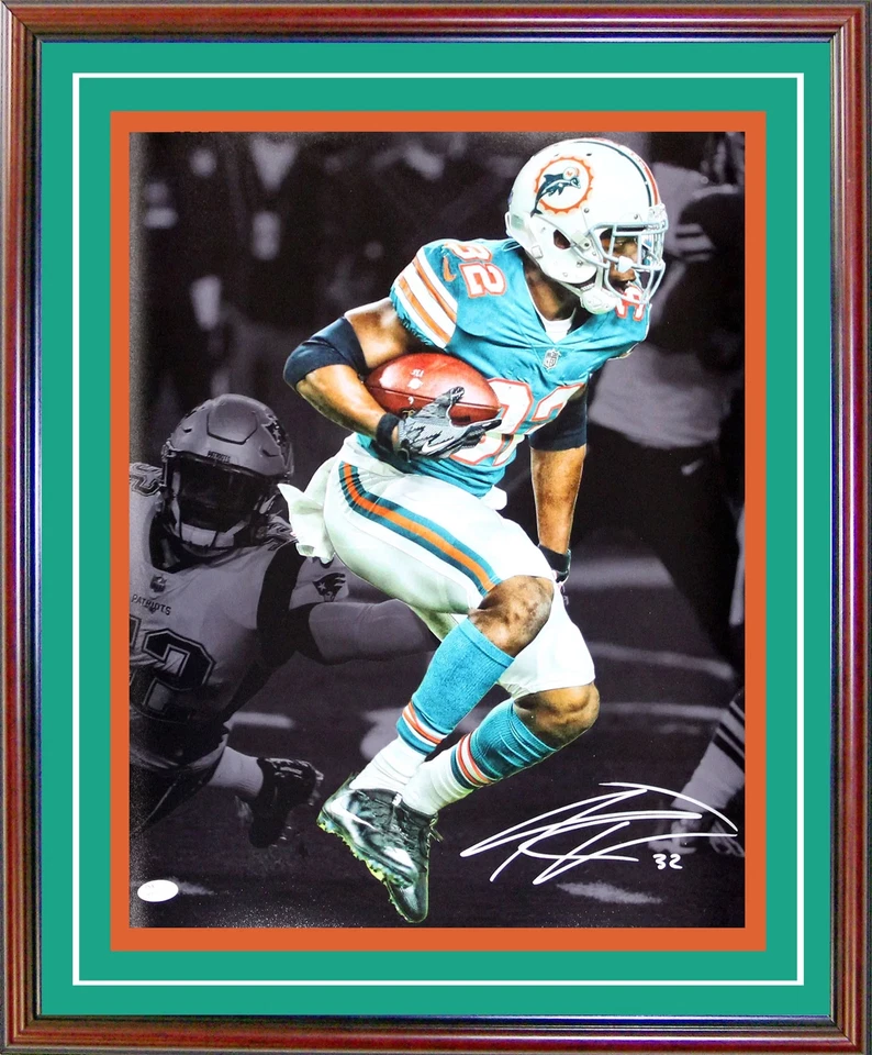 Kenyan Drake Autographed Framed 16x20 Blackout Photo (JSA) - Image 1 of 1