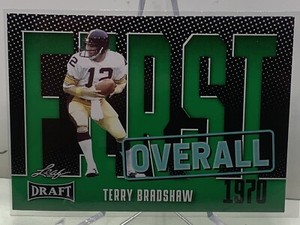 2023 Terry Bradshaw Leaf Draft Green Version First Overall