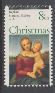 US Sc 1507 MNH. 1973 8c Madonna & Child Christmas issue, horizontal MISPERF - Picture 1 of 1