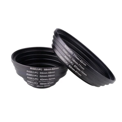 1 Set of 11pcs Camera Lens Filter Step Up Ring  Adapter for Camera Lens 26~82MM - Image 1 of 4