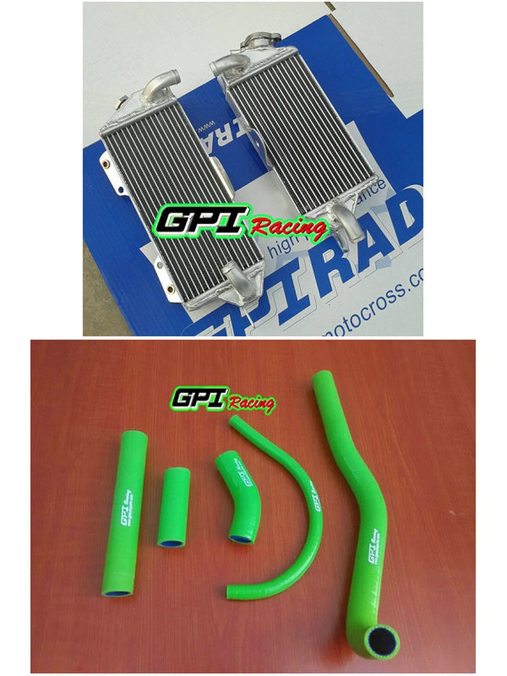 PARA KAWASAKI KX500 KX 500 1988-2004 03 02 2001 2000 1999 RADIADOR Y MANGUERA ALUMINIO Foto 1 de 4