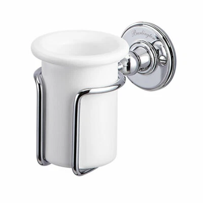 Burlington Bathrooms Chrome Tumbler Holder A2 CHR Traditional Style - Image 1 of 3