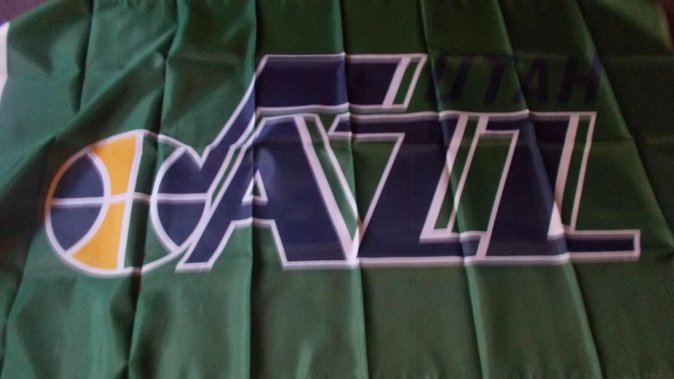 Utah Jazz 3x5 ft Flag Banner NBA Basketball Fast Free Shipping - Image 1 of 1