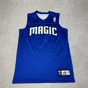 Camiseta deportiva reversible Alleson Athletic Orlando Magic juvenil mediana tiene tirador de cuerda - Imagen 1 de 13