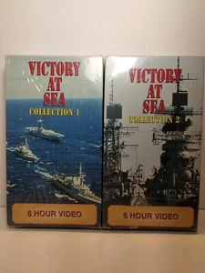 2 Victory At Sea VHS Tapes Collection 1 and 2 Sealed - Picture 1 of 10