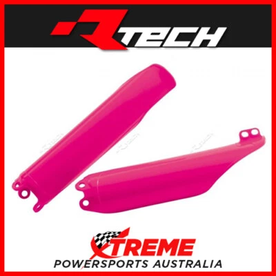 Protectores de horquilla rosa neón Rtech Honda CRF450X 2005-2016 Foto 1 de 2
