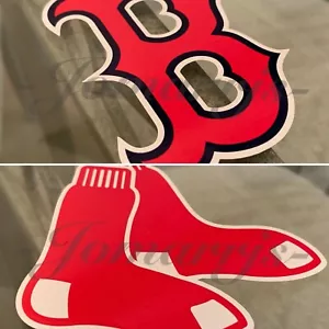 Boston Red Sox Logotipo de Béisbol MLB Calcomanía Calcomanía BoSox #RedSox 2-18" Impermeable - Imagen 1 de 14
