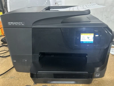 HP Officejet Pro 8710 Wireless Printer Copy Scan Print Fax WiFi - 9K pgs - Image 1 of 4