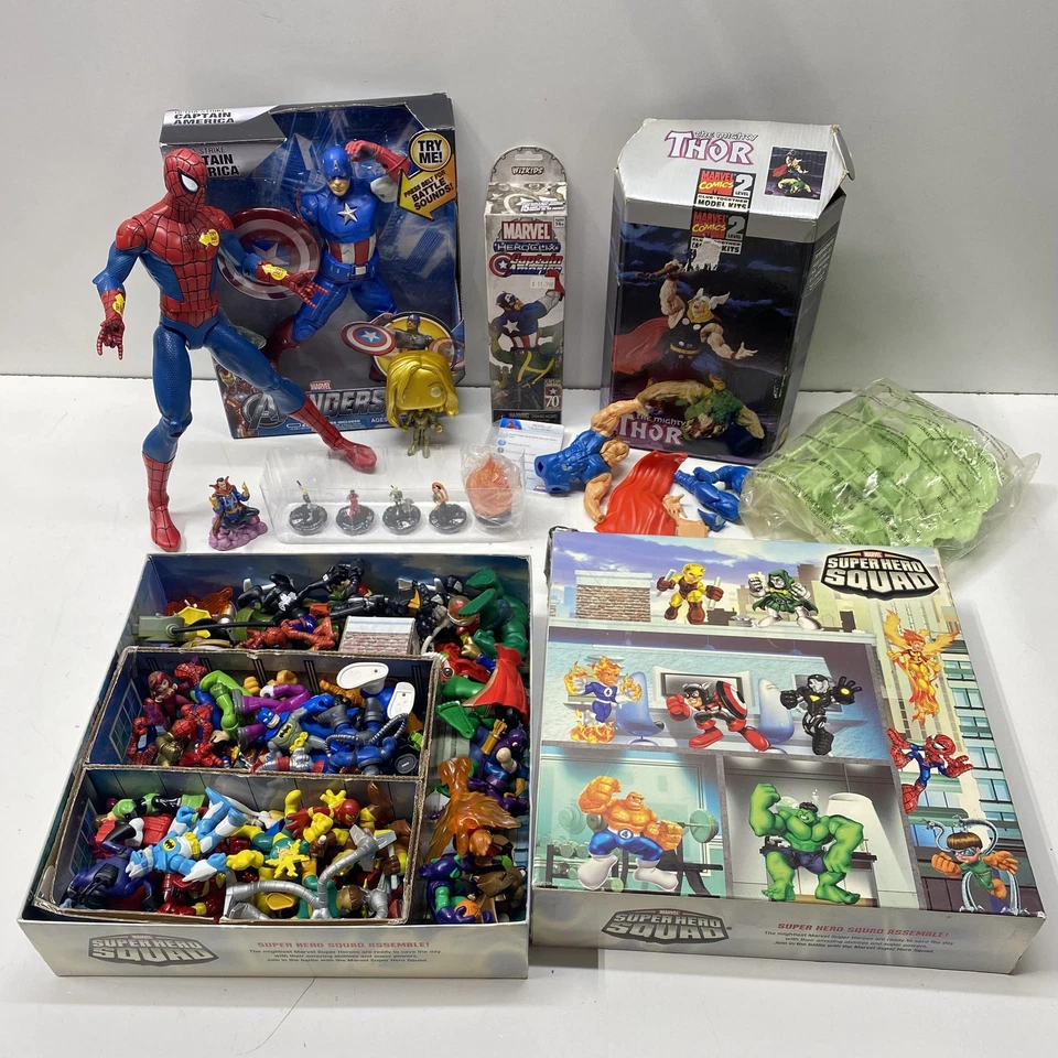 Assorted Bundle Lot Set Of Marvel Toys/Memorabilia - Image 1 of 4