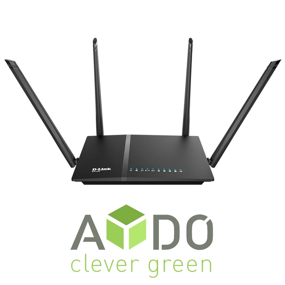 D-LINK DIR-825 AC1200 G1 WLAN Dualband Router WAN VLAN ID Glasfaser FTTH Support - Bild 1 von 3