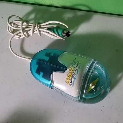 AQUA Mouse, PaxilCR - Wired PS/2 Ball Mouse - Vintage Medicine Marketing - Image 1 of 4