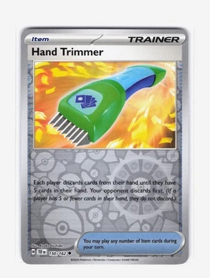 Hand Trimmer (Reverse Holo) SV05: Temporal Forces 150/162 NM - Image 1 of 2