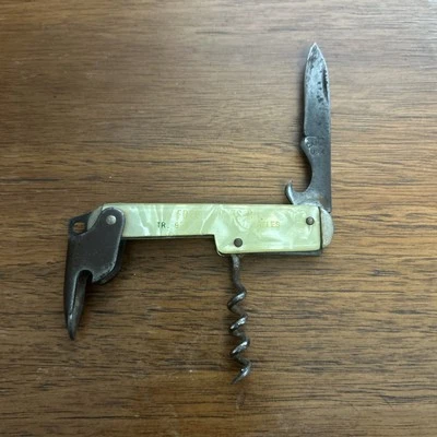 VTG Camco USA Cork Screw Bottle Opener Pocket Knife  Fresh Limes Co Los Angeles - Image 1 of 4