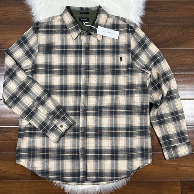 AG Adriano Goldschmied Men's Size XXL Plaid Cloud Soft Flannel Aiden Shirt - Image 1 of 4