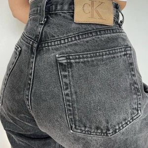 Vintage Calvin Klein Jeans Women’s Size 5 Black Made In USA 90s Straight Leg - Picture 1 of 5