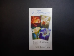 Scott 3454-57a, 34 cent, Flowers, Booklet - Picture 1 of 1