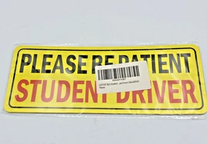 Magnetic Sign Student Driver Reflective 3 pc - Bild 1 von 3