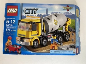 LEGO CITY: Cement Mixer 60018 NIB Retired 2014 NEW But OPEN Box SEALED Bags - Picture 1 of 10